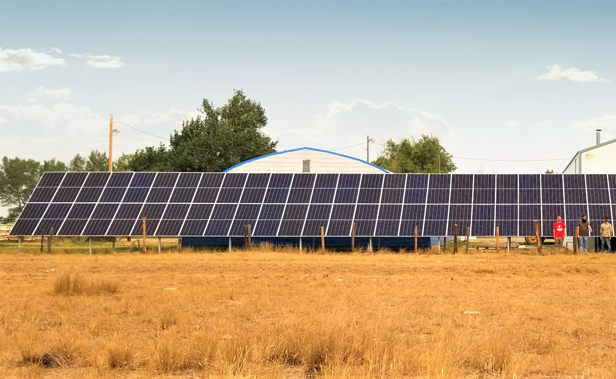 150 kW Solar Irrigation: Construction Spring 2021