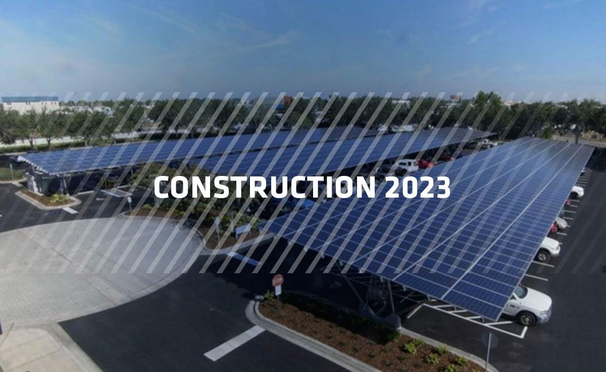 181 kW Solar Carport : Construction Summer 2021